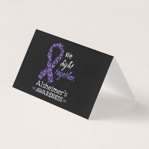 Tarjeta Luchamos juntos - Conciencia sobre el Alzheimer