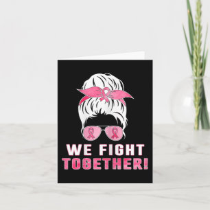Tarjeta Luchamos juntos contra el cáncer de mama