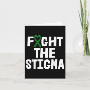 Tarjeta Luchar contra el estigma de la salud mental de los