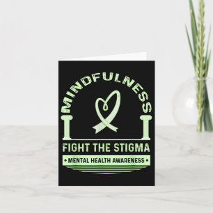 Tarjeta Luchar Contra El Estigma De La Salud Mental Y Conc