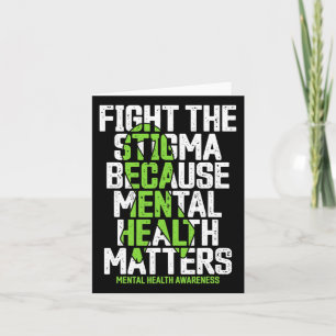 Tarjeta Luchar contra el estigma por problemas de salud me