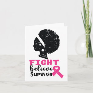 Tarjeta Luchar contra la creencia sobrevive a las mujeres
