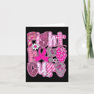 Tarjeta Luchar contra la esperanza Cure Pink Mama Cancer A