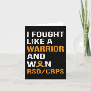 TARJETA LUCHÉ COMO UNA GUERRA Y GANÉ RSD - CRPS