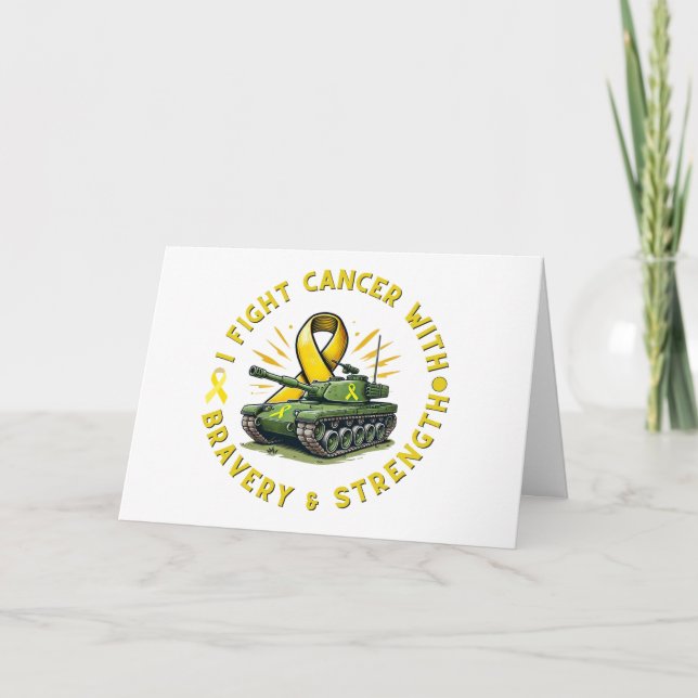 TARJETA "LUCHO CONTRA EL CÁNCER CON VALIDEZ Y FUER (Anverso)