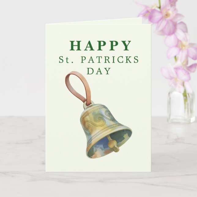Tarjeta Lucky Bell Celtic St Patricks Day Card (Orquídea)