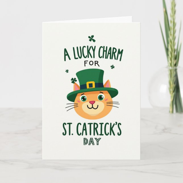 Tarjeta Lucky Charm For Husband Card (Anverso)