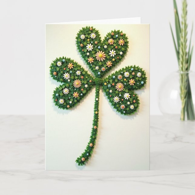 Tarjeta Lucky Clover Artistic Card (Anverso)