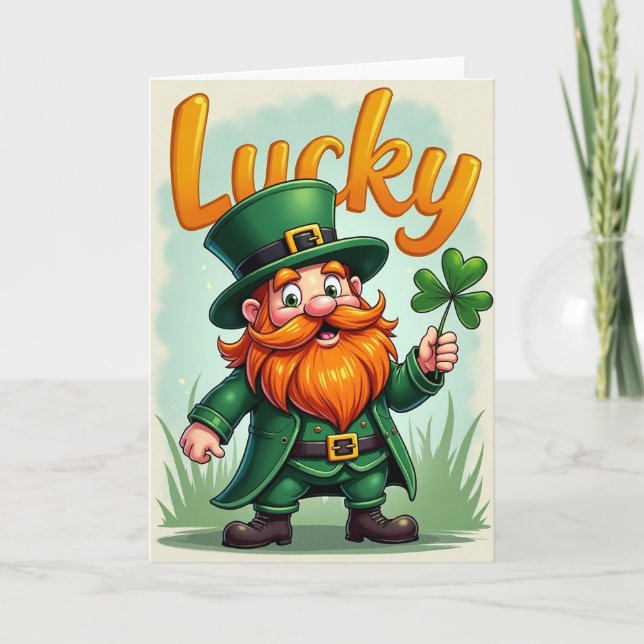 Tarjeta Lucky Clover Card (Anverso)