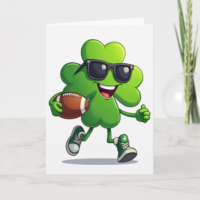 Tarjeta Lucky Clover Sporty Cool Card (Anverso)