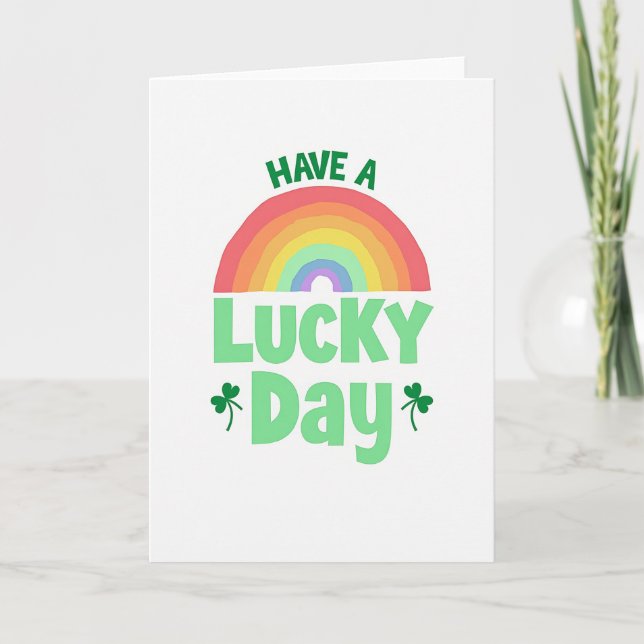 Tarjeta Lucky Day Rainbow Card (Anverso)