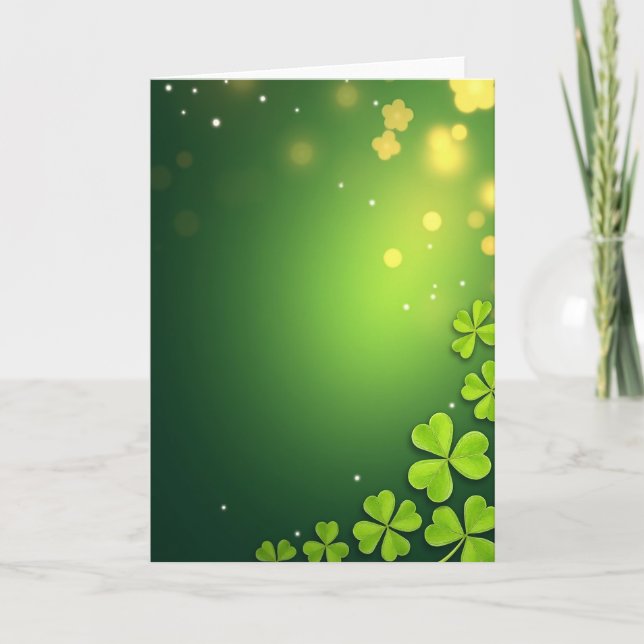 Tarjeta Lucky Greens Spring Time Card (Anverso)