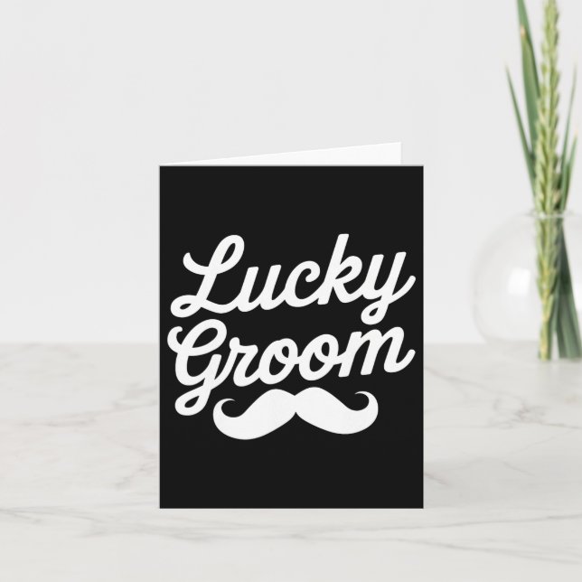 Tarjeta Lucky Groom St. Patrick's Day For Couple Husband (Anverso)