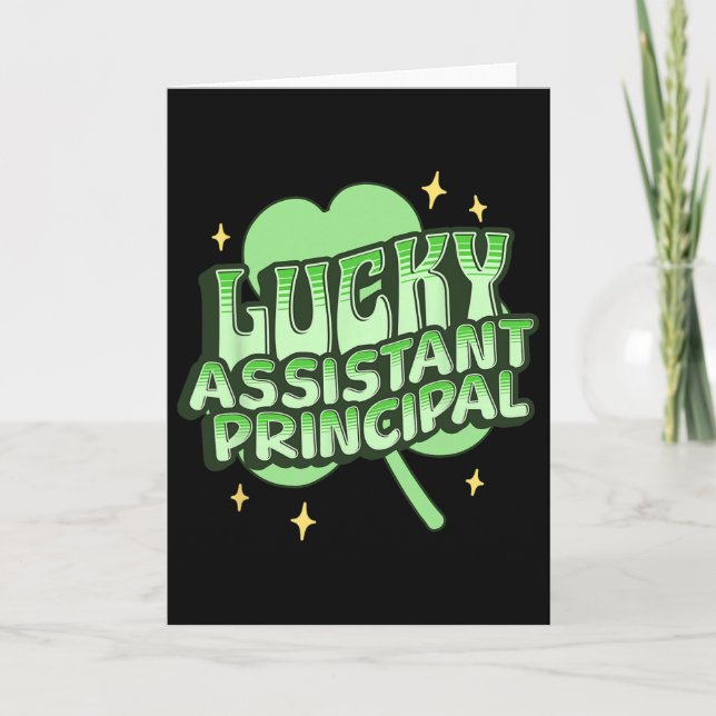 Tarjeta Lucky Istant Principal St Patrick's Day Shamrock S (Anverso)
