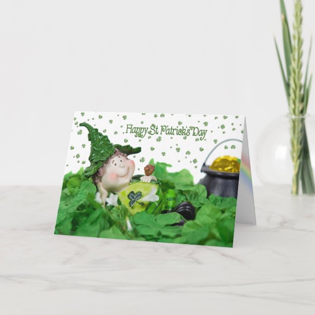 Tarjeta Lucky Leprechaun (Anverso)