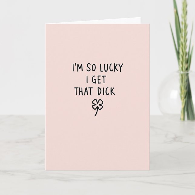Tarjeta Lucky Love Appreciation Card (Anverso)