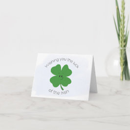 Tarjeta Lucky Shamrock
