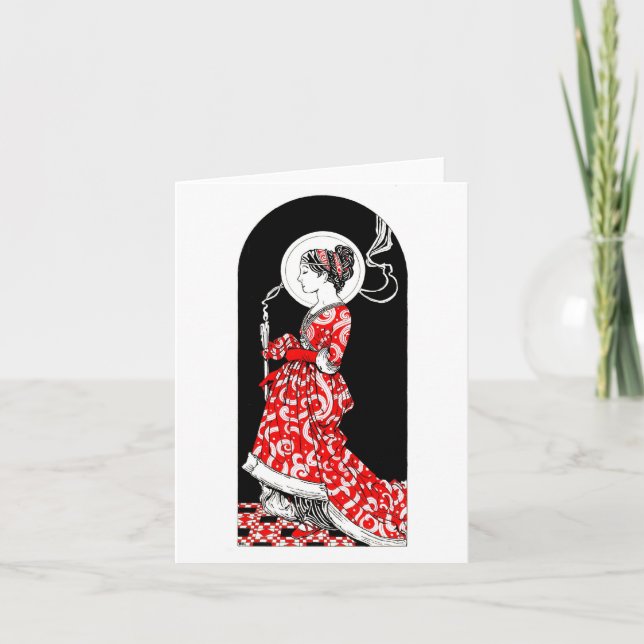 Tarjeta Lucy de Syracuse Notecard (Anverso)