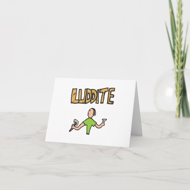 Tarjeta Luddite (Anverso)