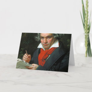 Tarjeta Ludwig Van Beethoven