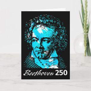 Tarjeta Ludwig Van Beethoven 250 cumpleaños aniversario 17
