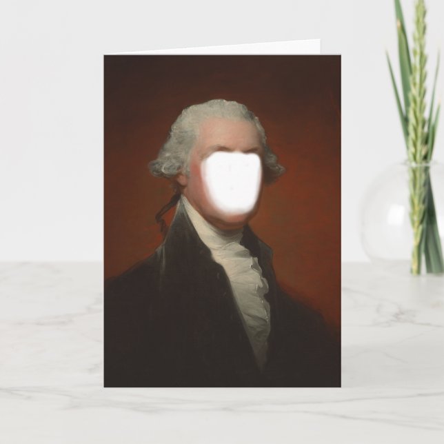 Tarjeta Lugar de George Washington Photobooth una (Anverso)