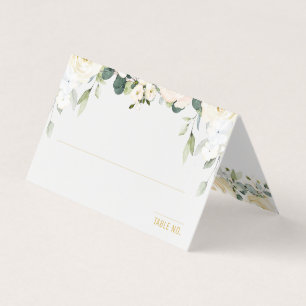 Tarjeta Lugar de la mesa del Boda de Epifanía de Peonía Bl