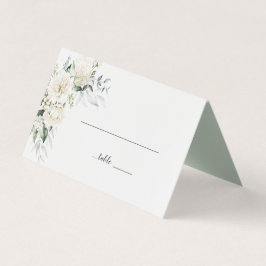 Tarjeta Lugar floral de los pueblos blancos, Rosas y eucal