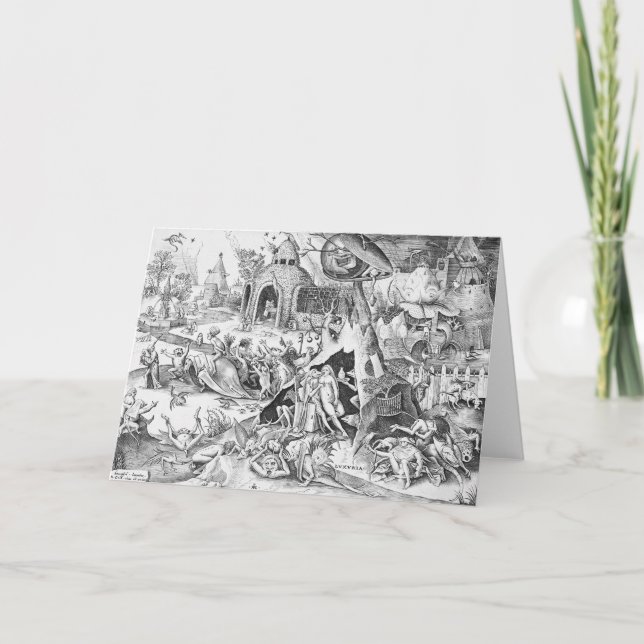 Tarjeta Lujuria (Luxuria), Los Siete Pecados Mortales (Anverso)