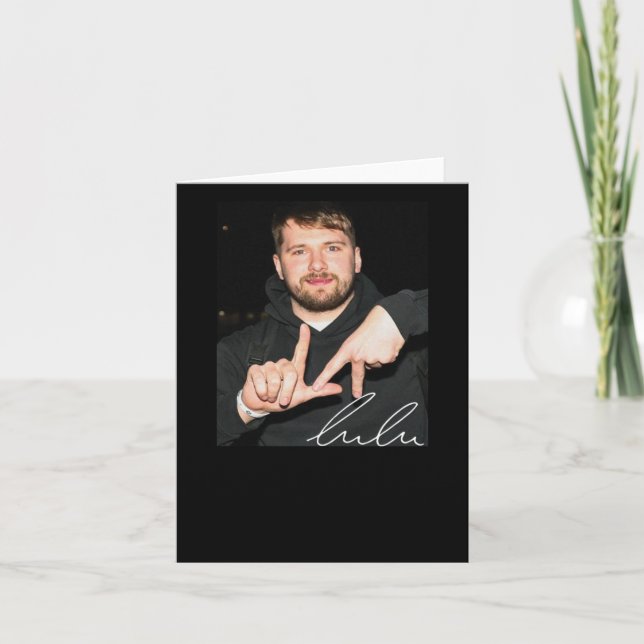 Tarjeta Luka Doncic Hand Rótulo La (Anverso)