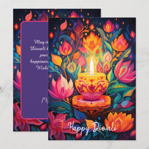 Tarjeta Luminosa Diwali Splendor