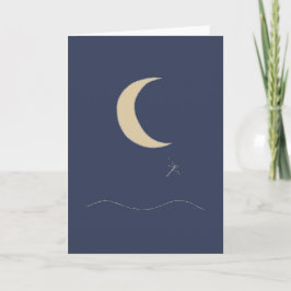 Tarjeta Luna Cae - Luna Divertida