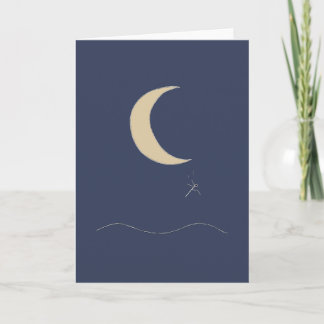 Tarjeta Luna Cae - Luna Divertida