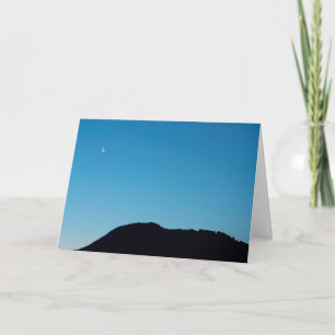 Tarjeta Luna creciente