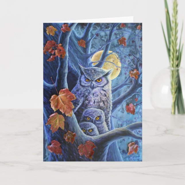 Tarjeta Luna de Cosecha (Anverso)