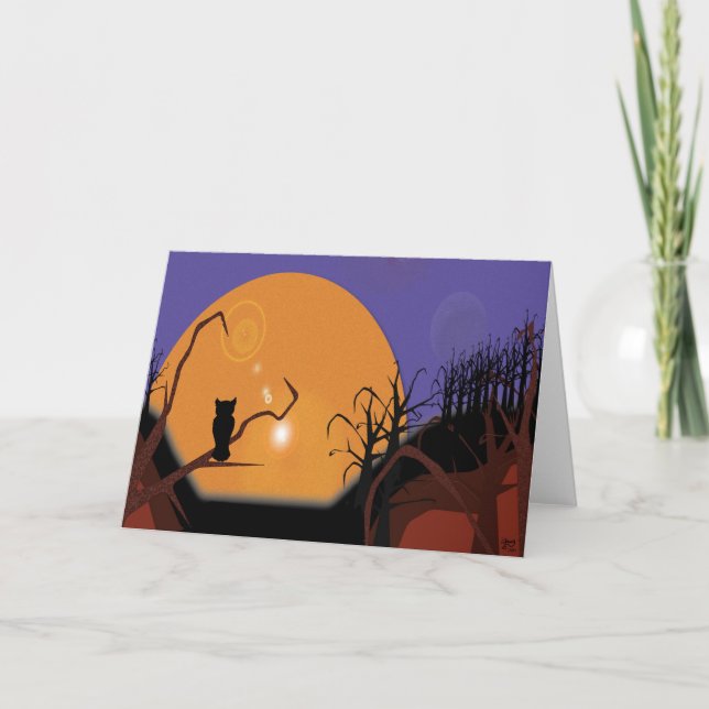 Tarjeta Luna de cosecha (Anverso)