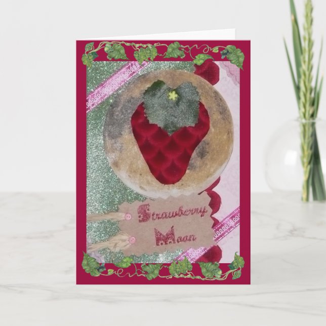 Tarjeta Luna de la fresa (Anverso)