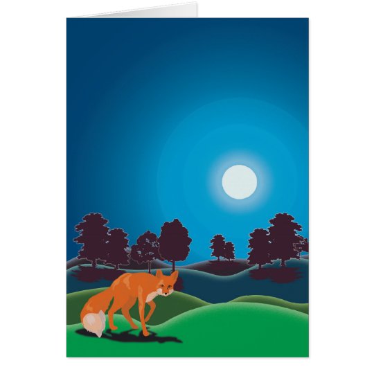 Tarjeta Luna de los cazadores