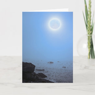 Tarjeta Luna de medianoche Ártico, Svalbard