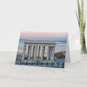 Tarjeta Luna de Súper Gusano sobre MAMÁES de Plymouth