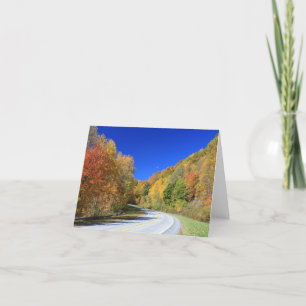 Tarjeta Luna en otoño