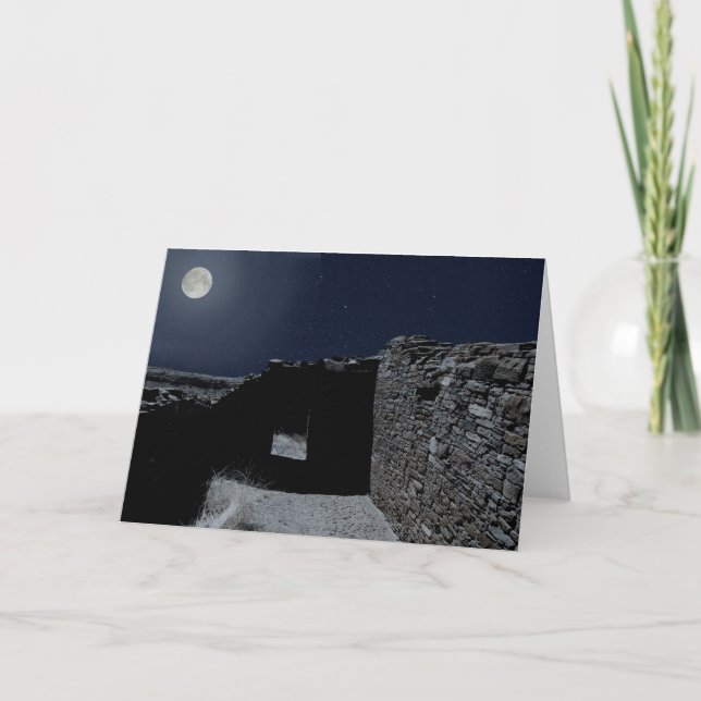 Tarjeta Luna Llena sobre Chaco (Anverso)