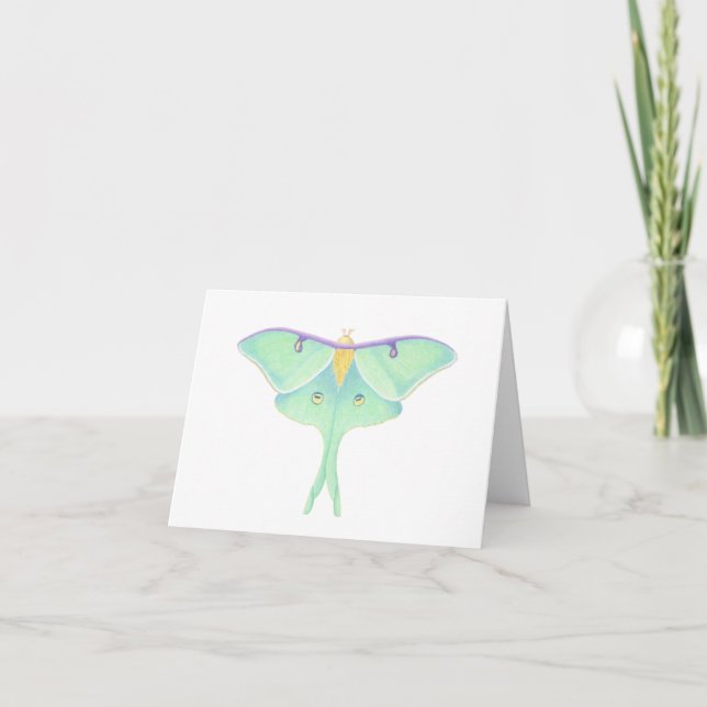 Tarjeta Luna Moth (Anverso)
