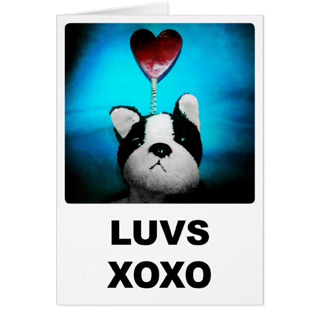 Tarjeta Luvs XOXO (Frente)