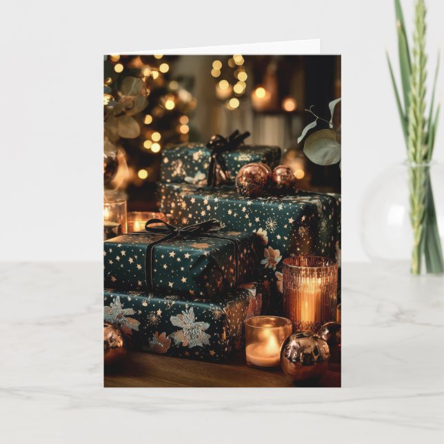 Tarjeta Luxury Seasonal Greeting Card (Anverso)