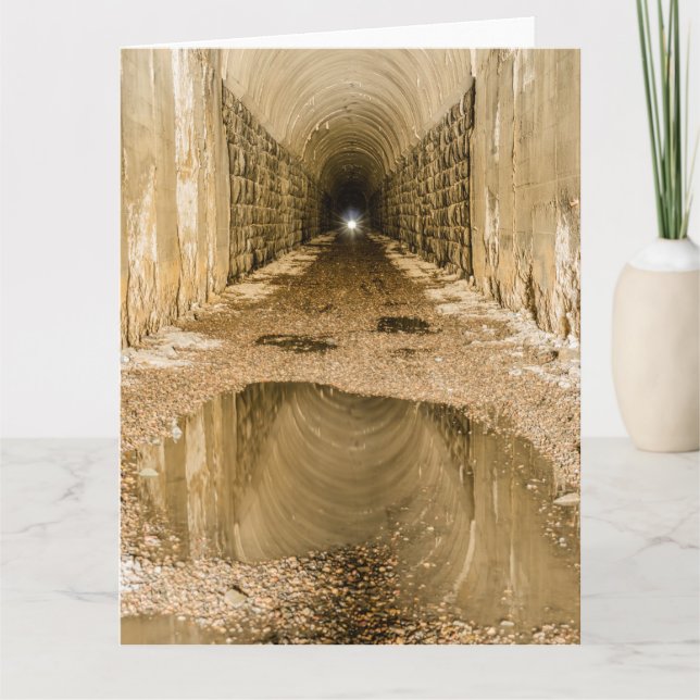 Tarjeta Luz al final del túnel - Día del Padre (Anverso)