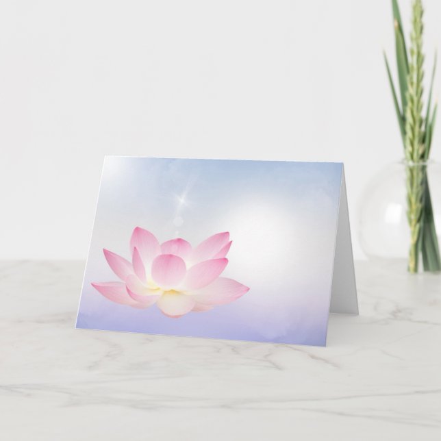 Tarjeta Luz de amor de Lotus (Anverso)