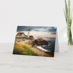 Tarjeta Luz de cabeza de Portland  Cabo Elizabeth ME