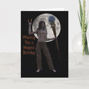 Tarjeta Luz de la luna y Magick