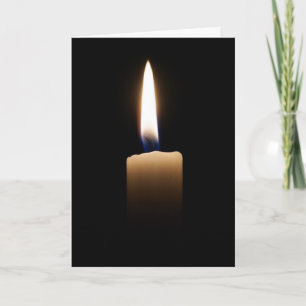 Tarjeta Luz de las velas
